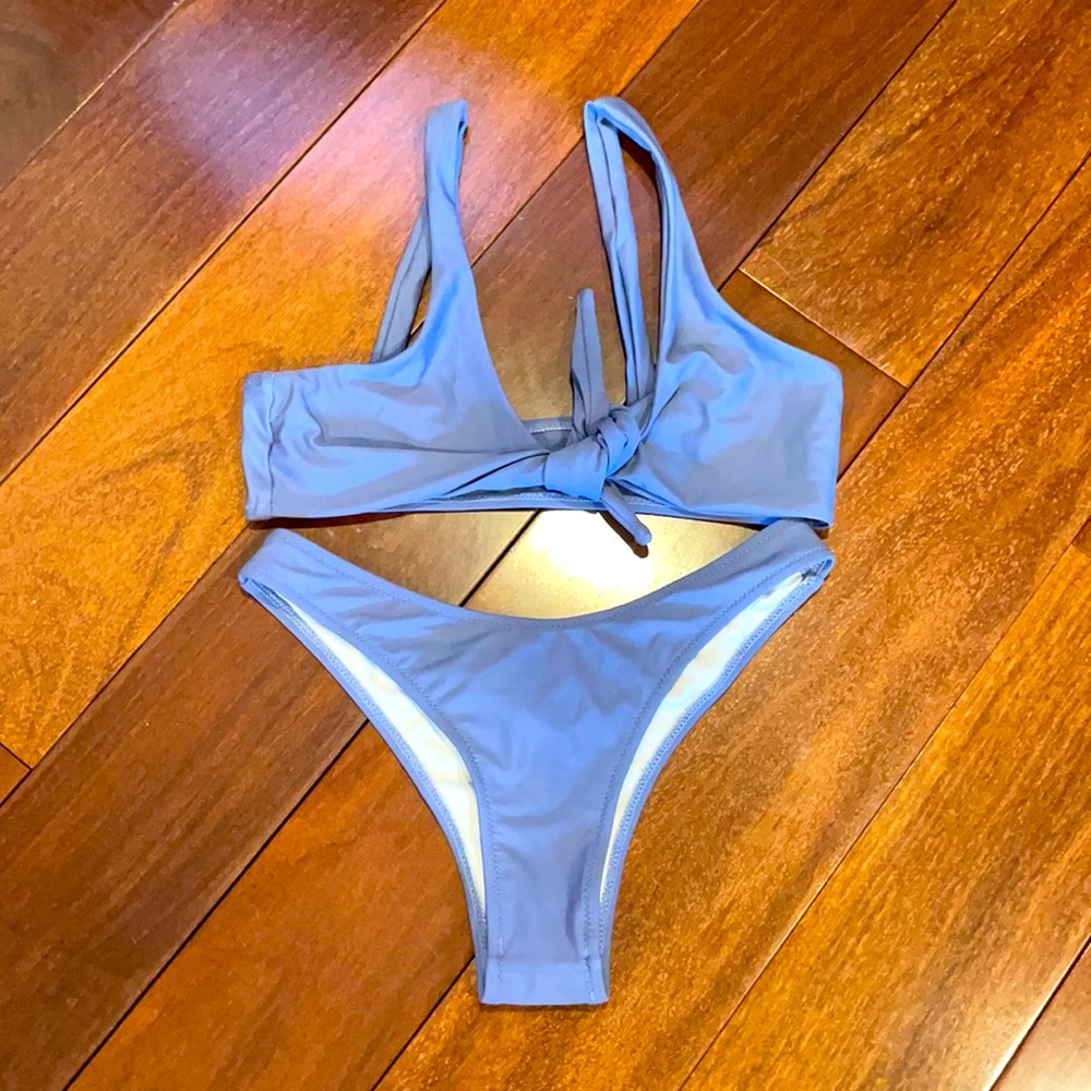 Scrunch Thong Bikini Set